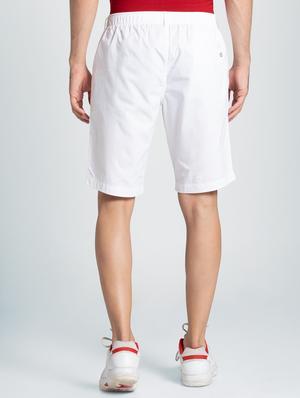 white solid bermuda shorts - 16742806 - Standard Image - 3