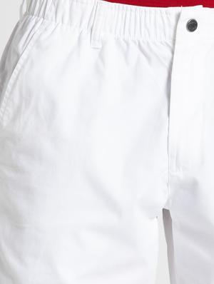 white solid bermuda shorts - 16742806 - Standard Image - 5