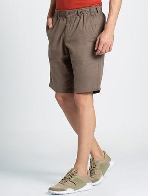 brown solid bermuda shorts - 16742807 - Standard Image - 2