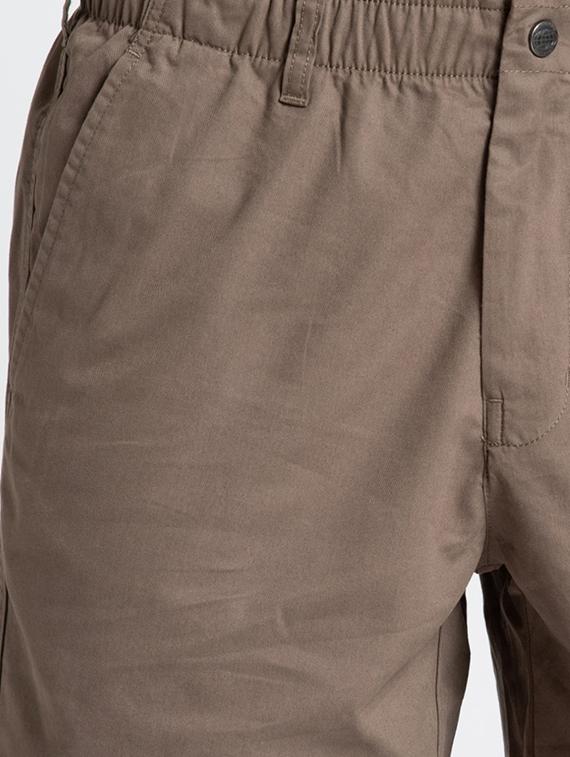brown solid bermuda shorts - 16742807 - Zoom Image - 5