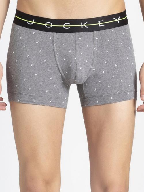 grey printed trunks - 16742862 - Standard Image - 1