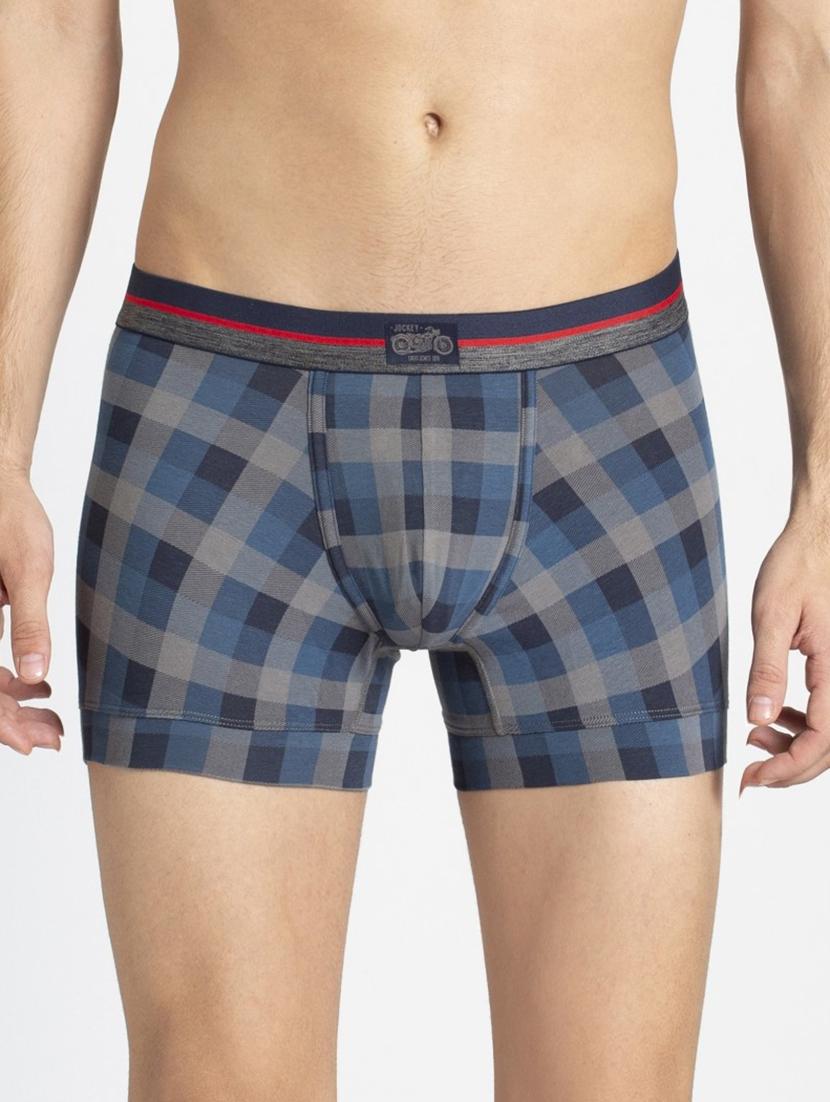 grey checkered trunks - 16742868 - Zoom Image - 1
