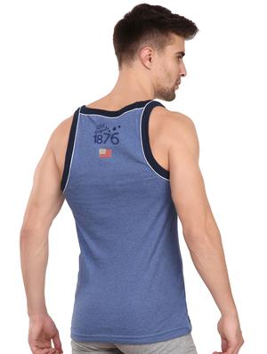 blue solid vest - 16742896 - Standard Image - 3