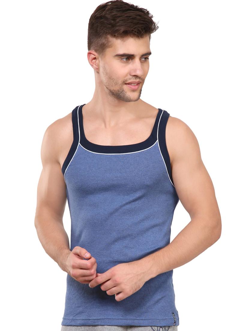 blue solid vest - 16742896 - Zoom Image - 1