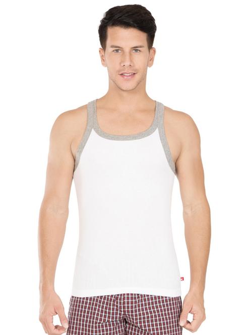 white solid vest - 16742898 - Standard Image - 1