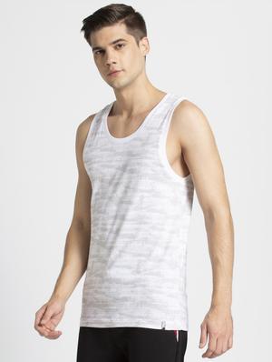 white printed vest - 16742900 - Standard Image - 2