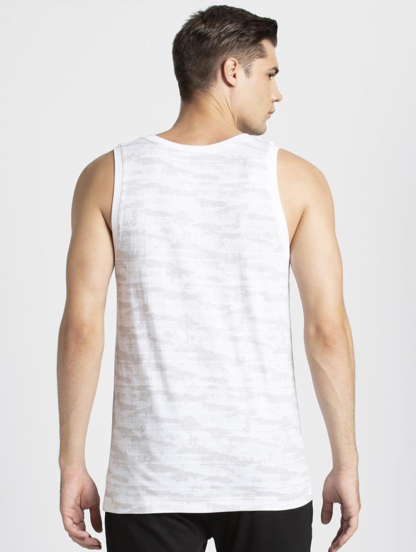 white printed vest - 16742900 - Zoom Image - 3