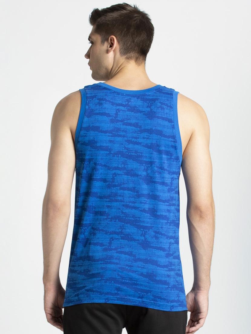 blue printed vest - 16742903 - Zoom Image - 3