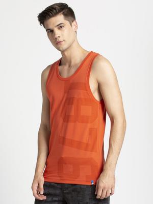 orange printed vest - 16742904 - Standard Image - 2
