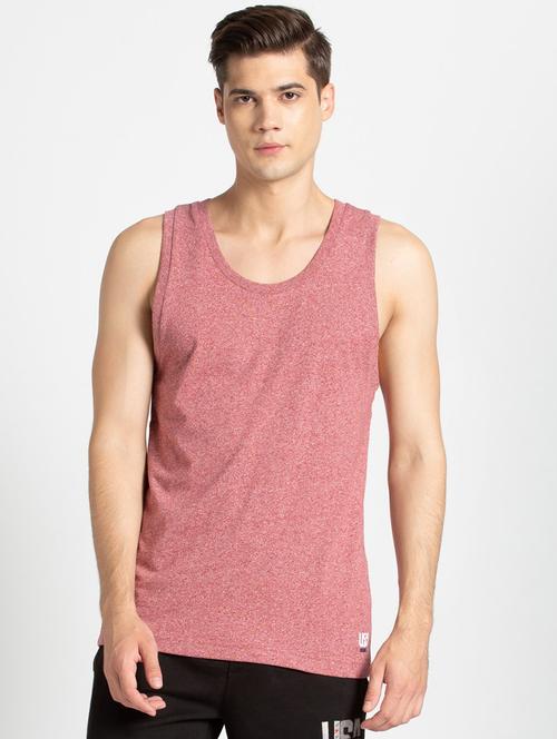 red melange vest - 16742910 - Standard Image - 1