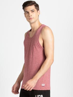 red melange vest - 16742910 - Standard Image - 2