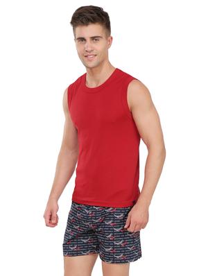 red solid vest - 16742914 - Standard Image - 2