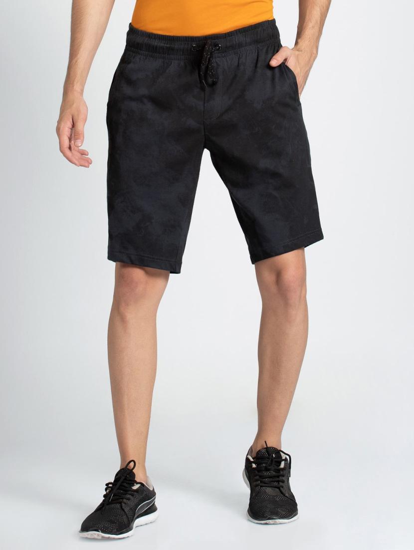 grey printed bermuda shorts - 16742943 - Zoom Image - 1