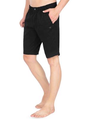 black solid bermuda shorts - 16742963 - Standard Image - 2