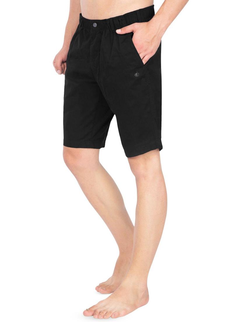 black solid bermuda shorts - 16742963 - Zoom Image - 2