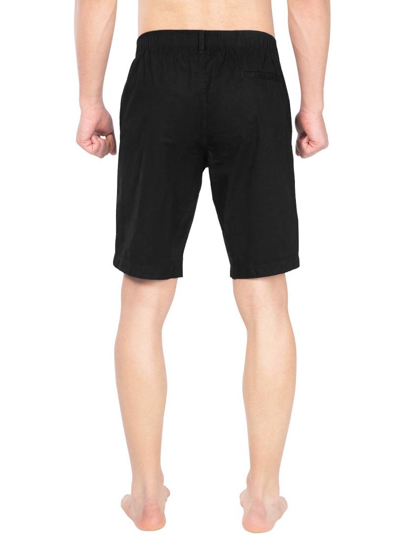 black solid bermuda shorts - 16742963 - Zoom Image - 3