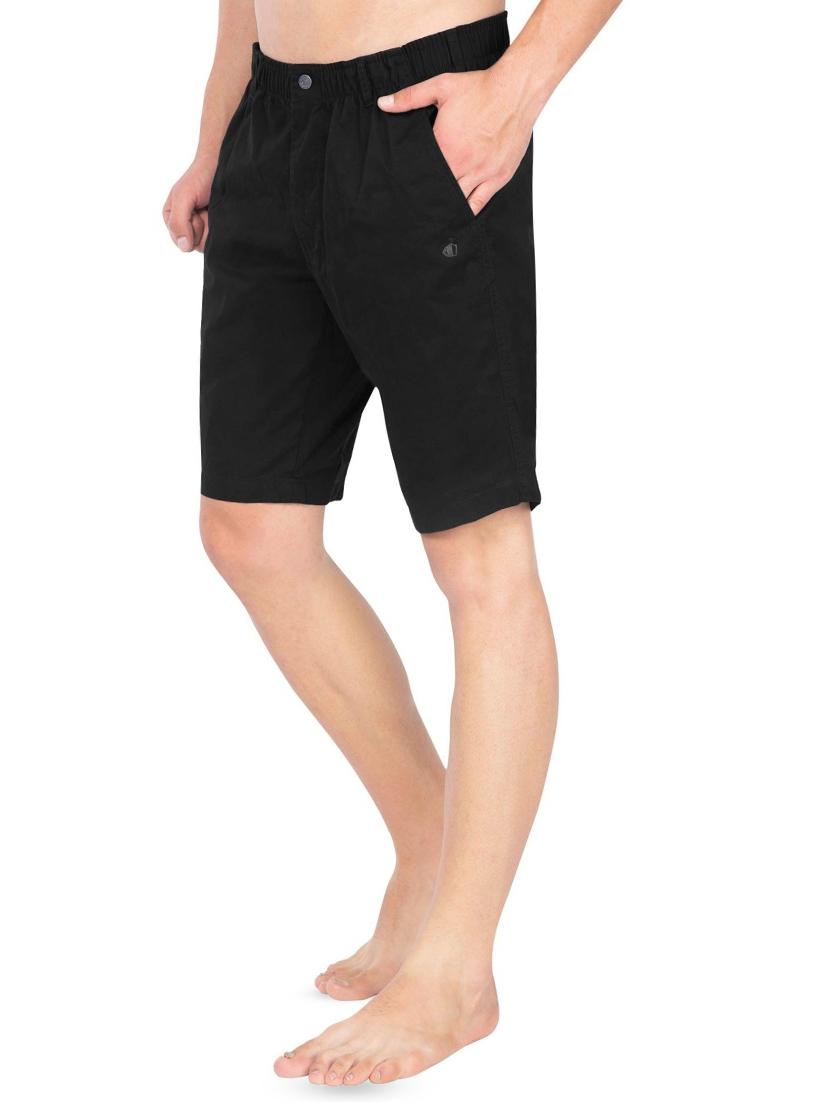 black solid bermuda shorts - 16742964 - Zoom Image - 2