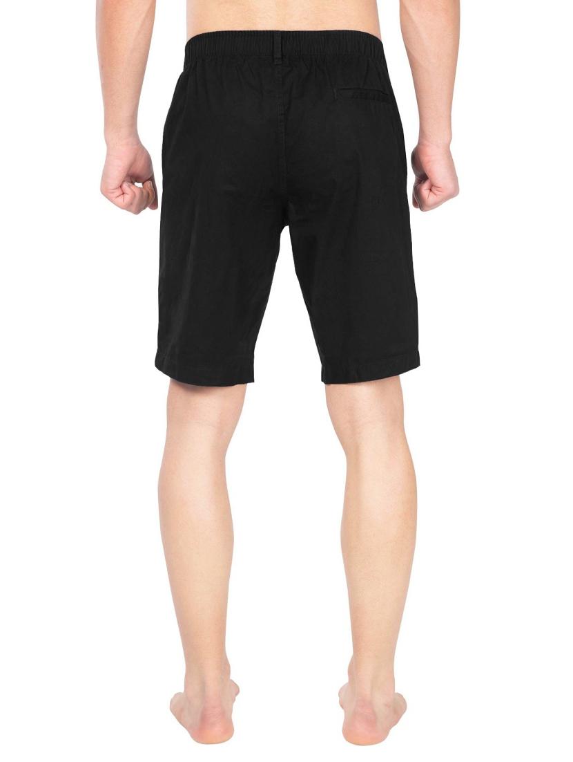 black solid bermuda shorts - 16742964 - Zoom Image - 3