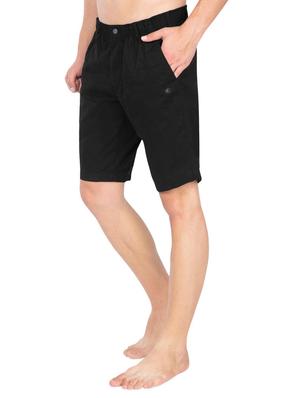 black solid bermuda shorts - 16742966 - Standard Image - 2