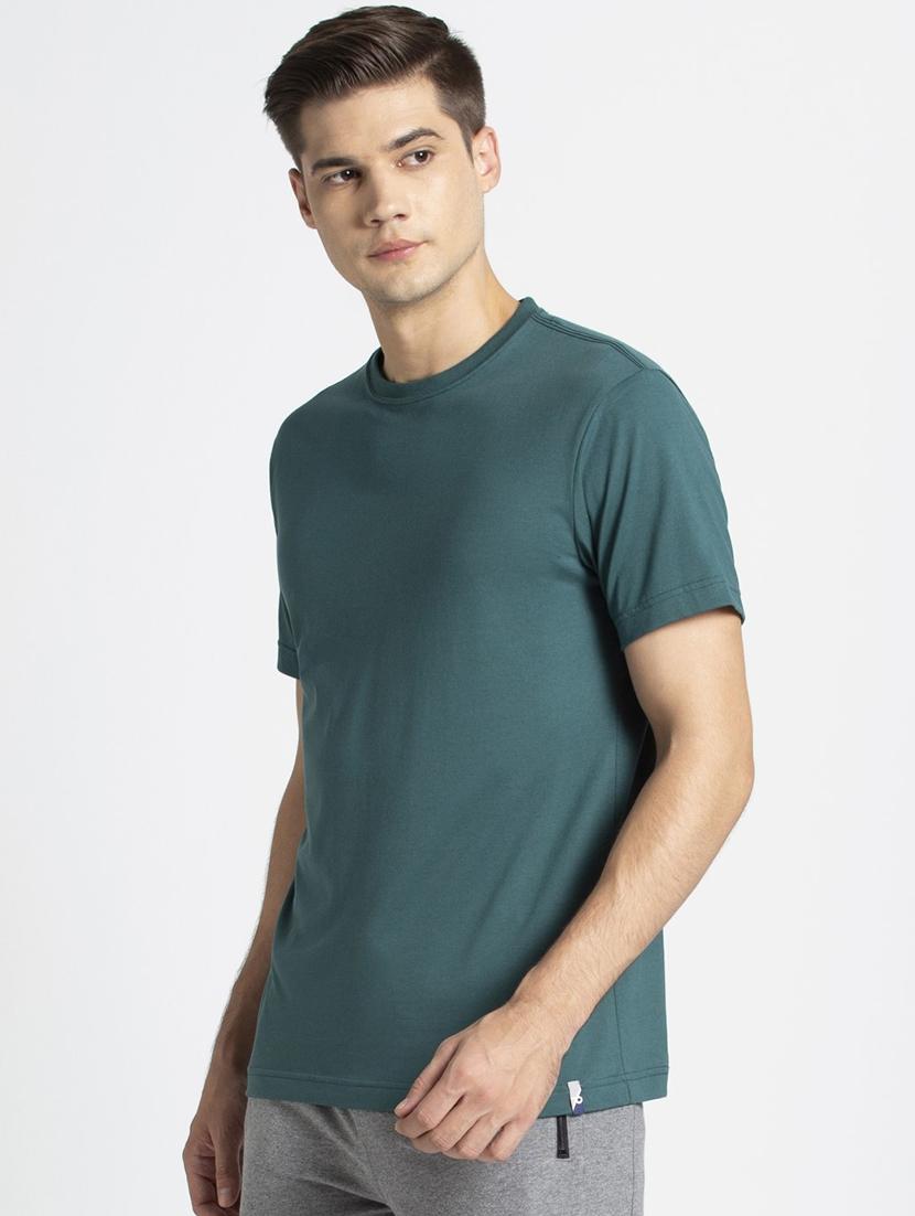 green solid t-shirt - 16742995 - Zoom Image - 2