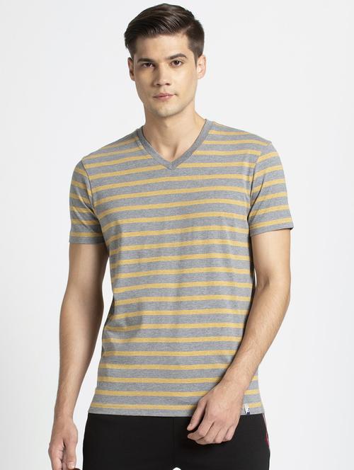 grey striped t-shirt - 16743005 - Standard Image - 1