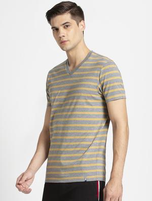 grey striped t-shirt - 16743005 - Standard Image - 2