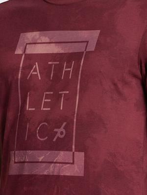maroon printed t-shirt - 16743049 - Standard Image - 4
