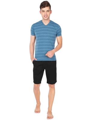 black solid bermuda shorts - 16743119 - Standard Image - 4