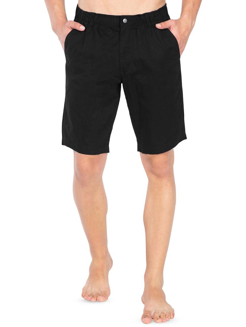 black solid bermuda shorts - 16743119 - Zoom Image - 1