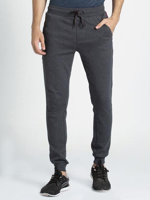 black solid jogger - 16743129 - Standard Image - 1