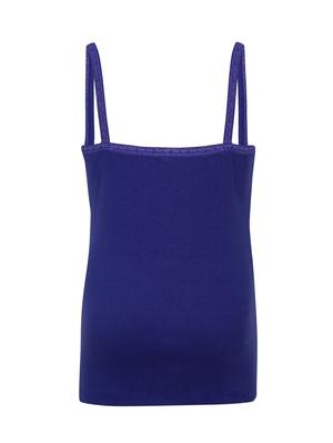 square neck solid spaghetti - 16743142 - Standard Image - 3