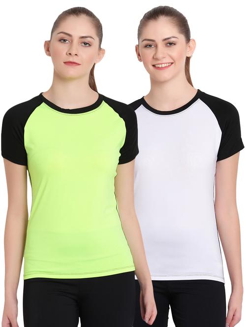 set of 2 raglan sleeved color block tee - 16743203 - Very Small Image - 1