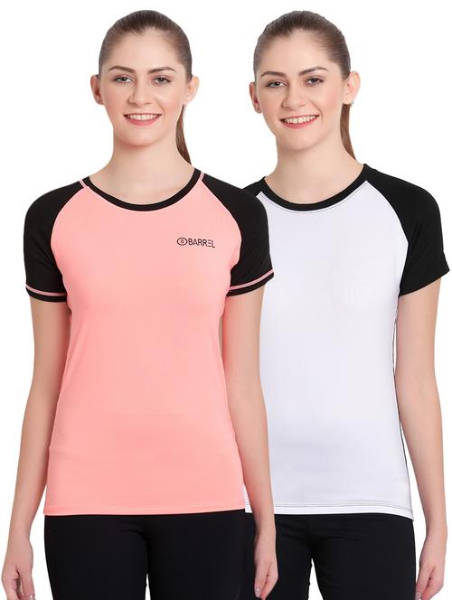 set of 2 raglan sleeved color block tee - 16743212 - Very Small Image - 1