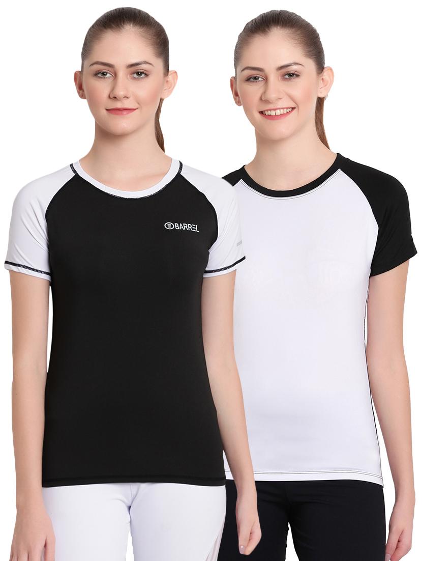 set of 2 raglan sleeved color block tee - 16743213 - Zoom Image - 1