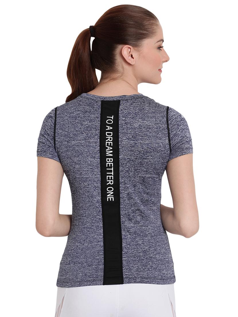 crew neck contrast stitch tee - 16743230 - Zoom Image - 3
