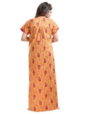 square neck paisley maternity wear nighty - 16743363 - Standard Image - 3