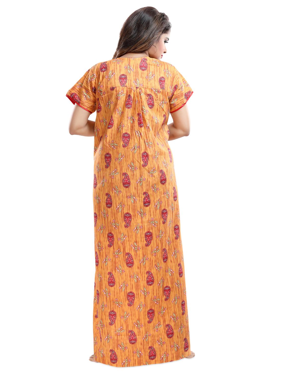 square neck paisley maternity wear nighty - 16743363 - Zoom Image - 3