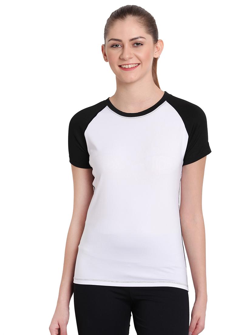 raglan sleeved solid tee - 16743383 - Zoom Image - 1