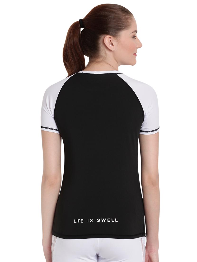 crew neck raglan sleeved tee - 16743384 - Zoom Image - 3