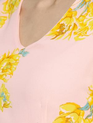 long sleeved floral maxi dress - 16743446 - Standard Image - 4