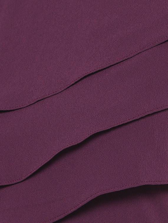 cami neck ruffle detail a-line dress - 16743448 - Zoom Image - 5