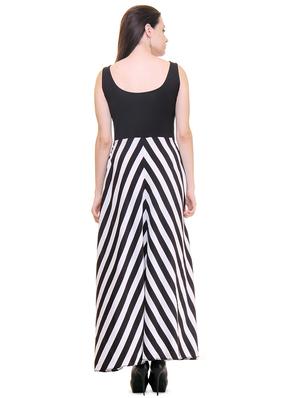 round neck striped maxi dress - 16743811 - Standard Image - 3