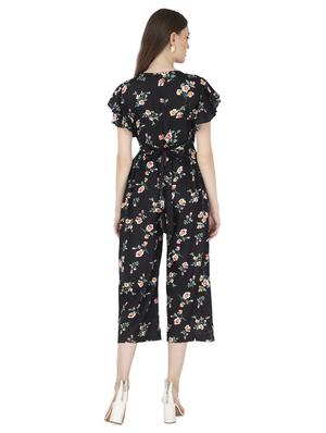 round neck floral jumpsuit - 16743840 - Standard Image - 3