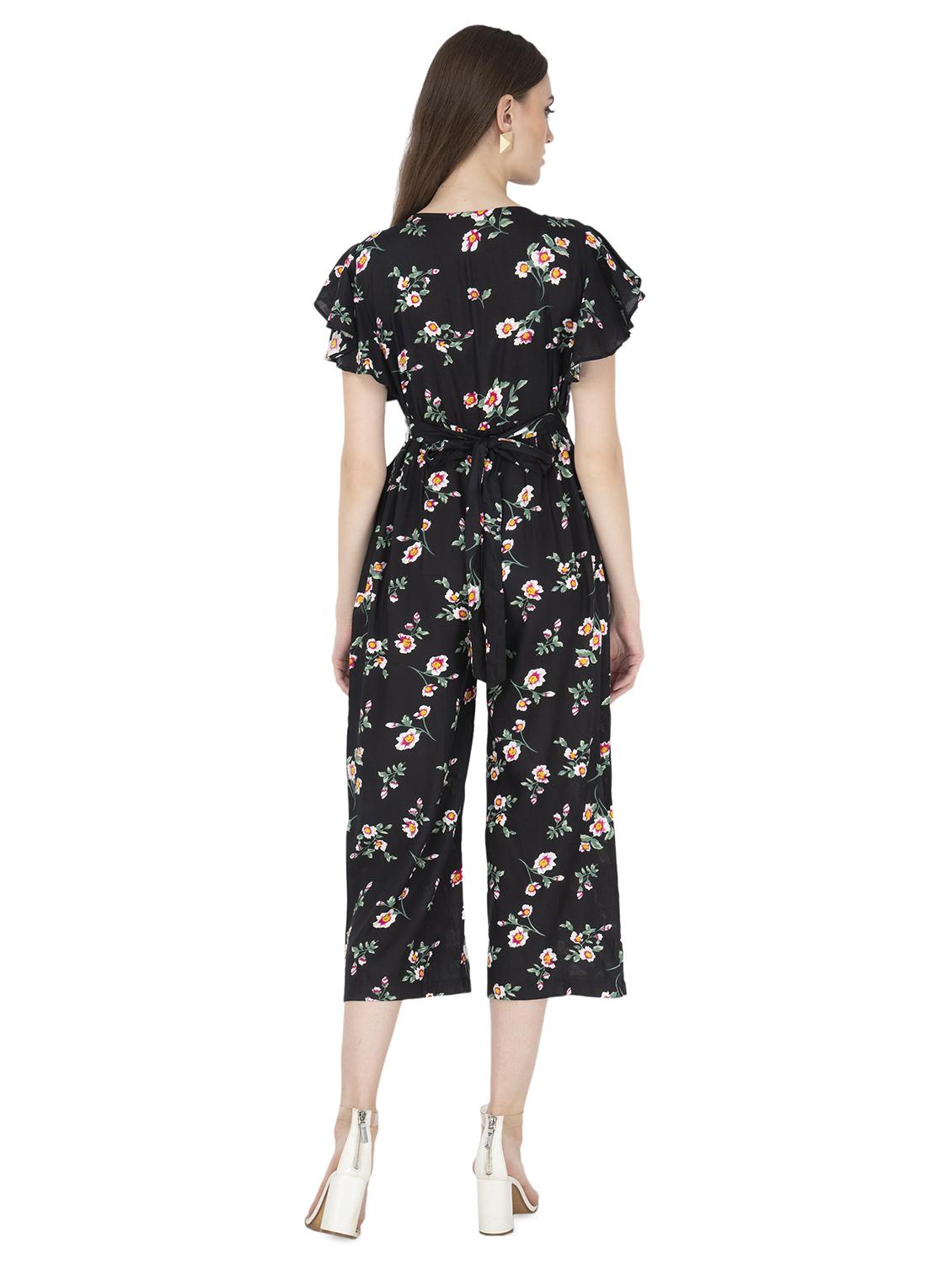 round neck floral jumpsuit - 16743840 - Zoom Image - 3