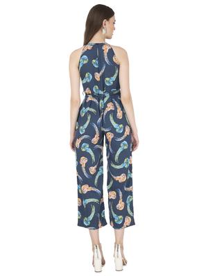 halter neck tie front jumpsuit - 16743843 - Standard Image - 3