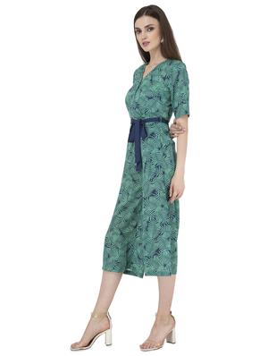 v-neck tie front jumpsuit - 16743844 - Standard Image - 2