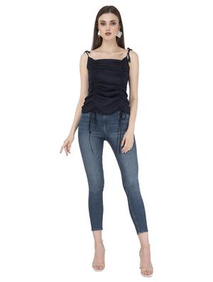 tie knot detail ruched top - 16743848 - Standard Image - 4