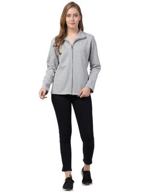 mandarin neck solid jacket - 16743922 - Standard Image - 4