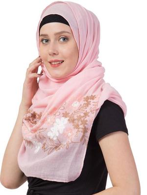 pink cotton scarf - 16743934 - Standard Image - 2
