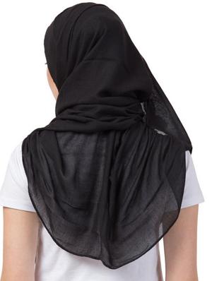 black cotton scarf - 16743936 - Standard Image - 3